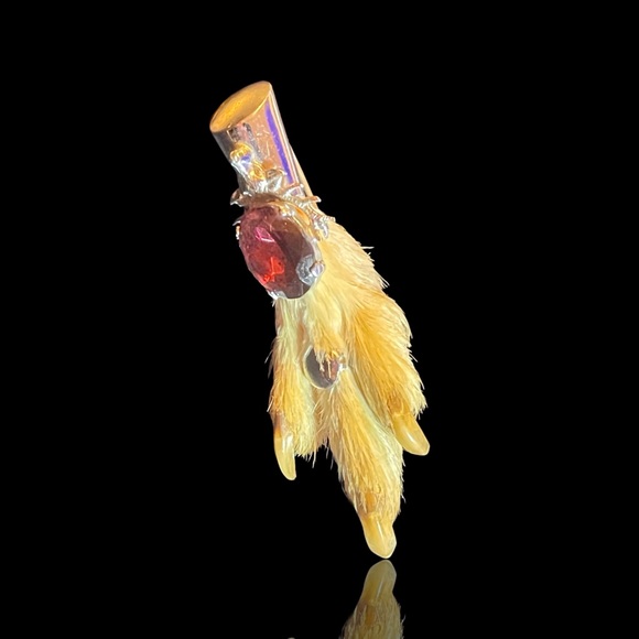 1960’s Vintage Scottish Kilt Pin Glass Caringhorm-Ward Brothers. 2.75” - Picture 7 of 16